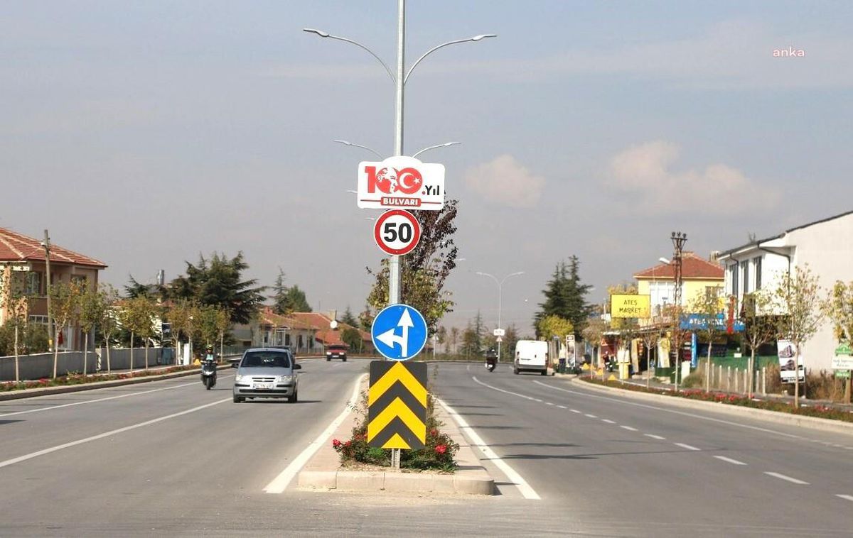 Eskişehir\'de Söğüt-Uludere yolu 100. Yıl Bulvarı oldu