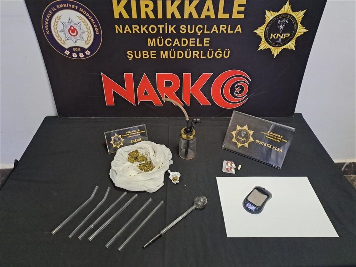 Kırıkkale\'de Uyuşturucu Operasyonunda 2 Zanlı Tutuklandı