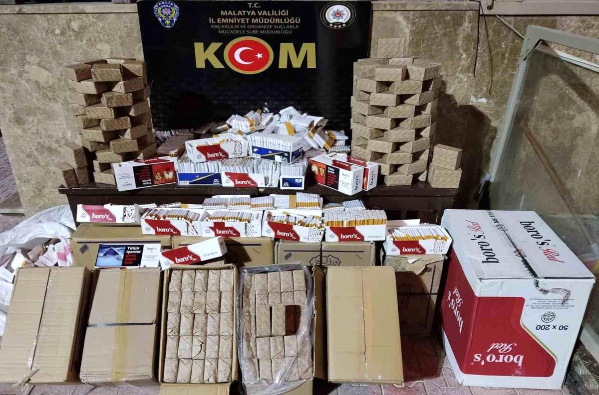 Malatya\'da Gümrük Kaçağı Ürün Satışı Yapan Adreslere Operasyon