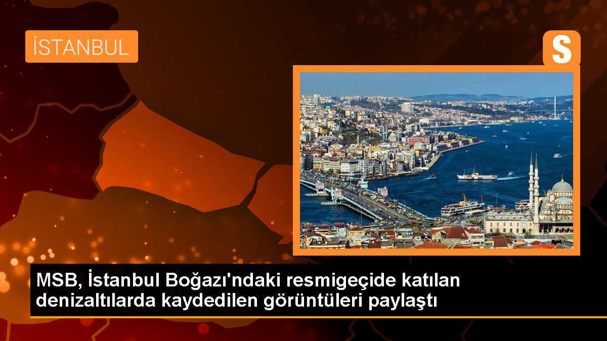 MSB, Cumhuriyet\'in 100. yılı kutlamalarında denizaltıların görüntülerini paylaştı
