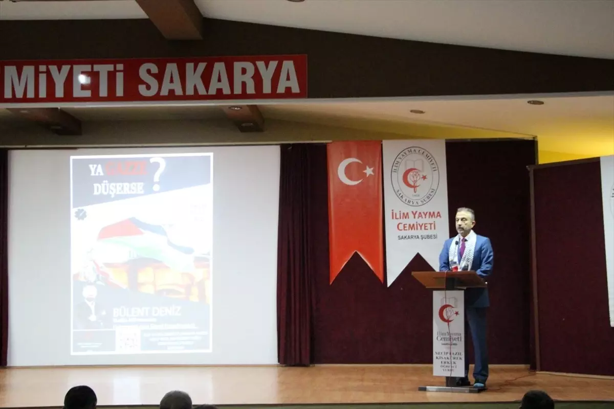 İlim Yayma Cemiyeti Sakarya Şubesi\'nden Gazze konferansı