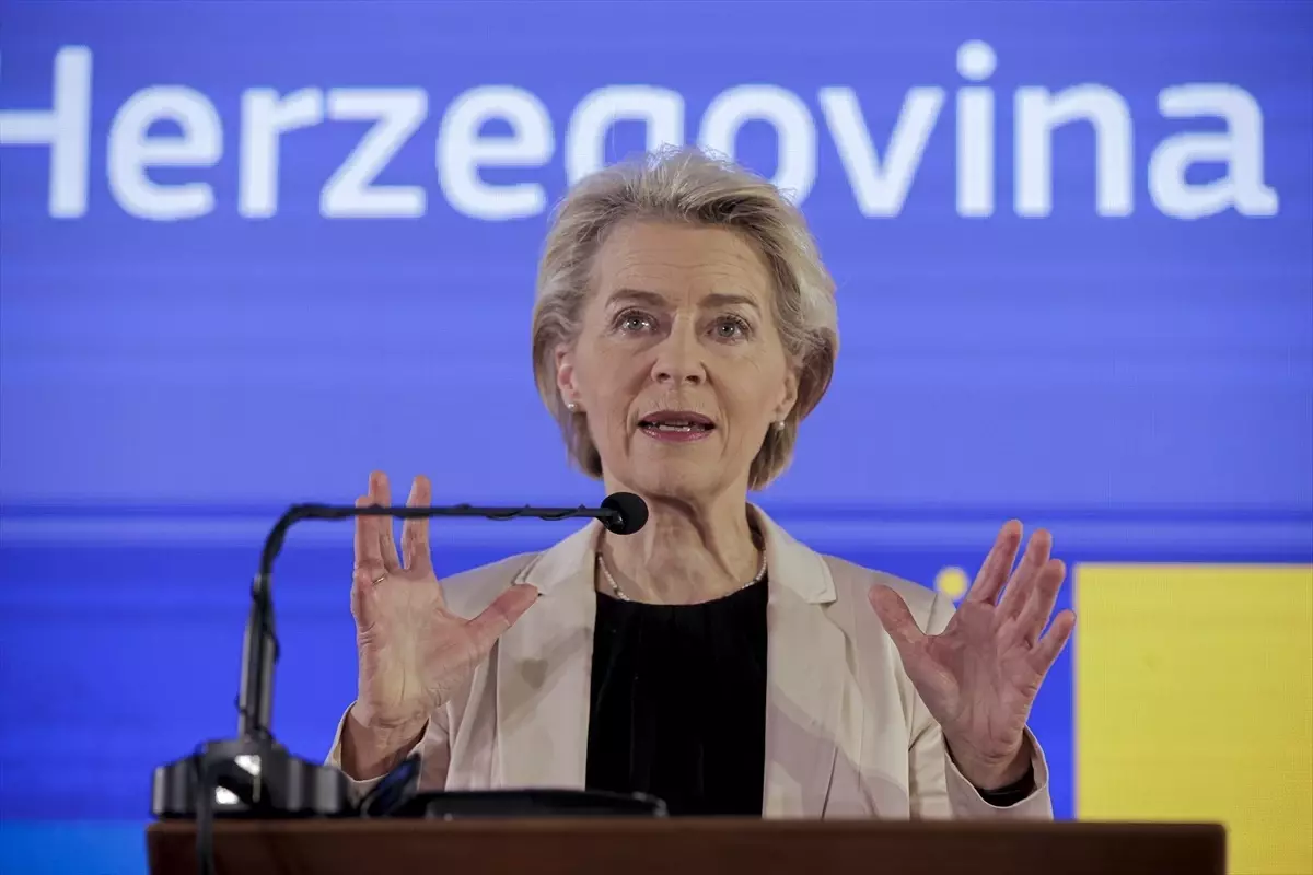 AB Komisyonu Başkanı von der Leyen: Bosna Hersek\'in geleceği AB\'de