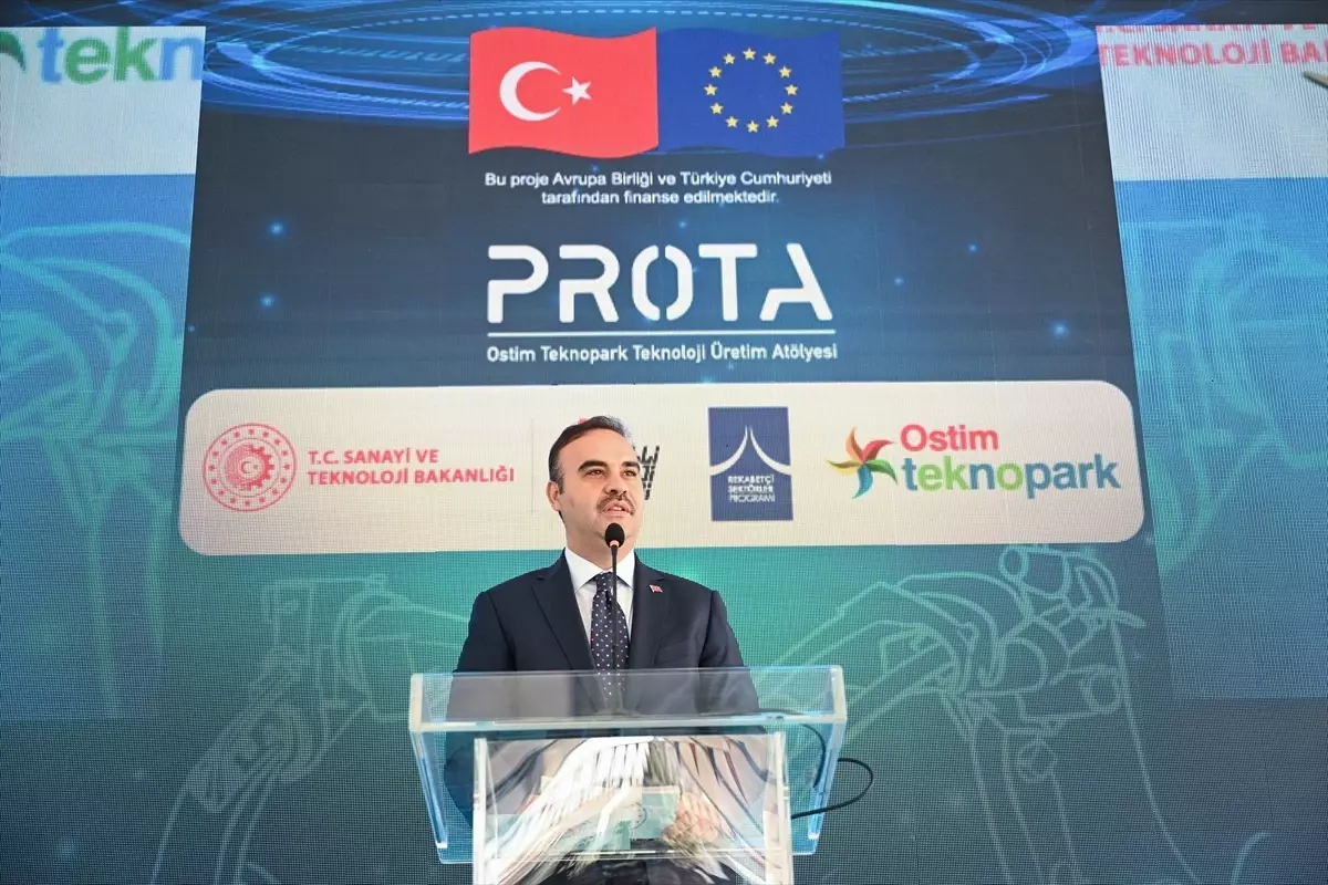 Bakan Kacır, PROTA Teknoloji Üretim Atölyesi\'nin açılışında konuştu Açıklaması