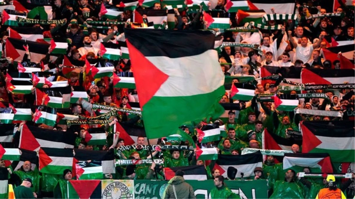 Celtic Kulübü, Filistin\'e destek veren taraftarlarına acımadı