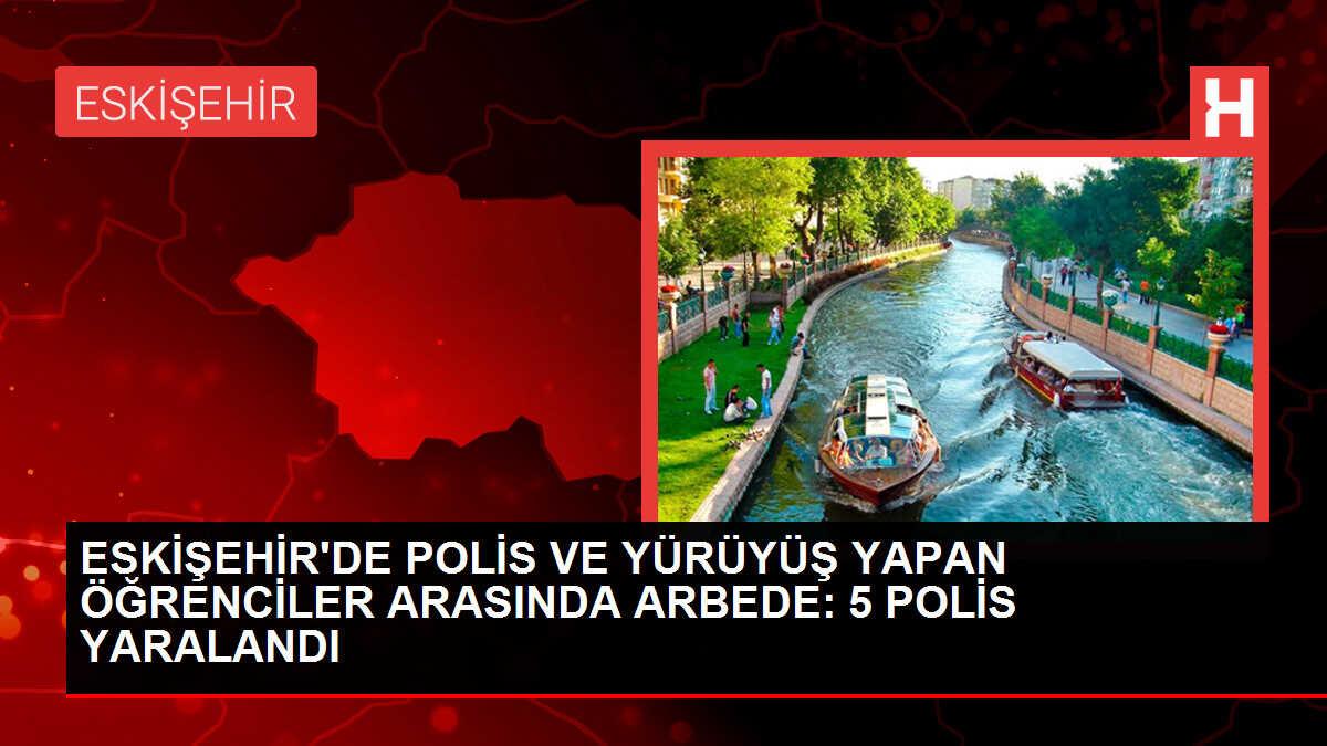 Eskişehir'de öğrenci intiharlarını protesto eden öğrenciler ile polis arasında arbede yaşandı