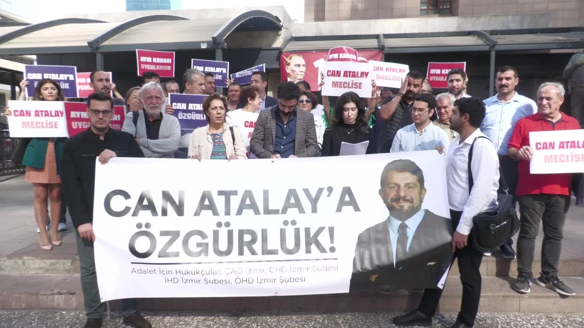 TİP Hatay Milletvekili Can Atalay\'ın Tahliyesi İçin Avukatlar Açıklama Yaptı