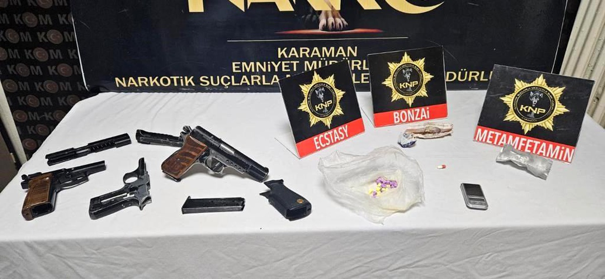 Karaman\'da Uyuşturucu Operasyonunda 3 Şüpheli Tutuklandı