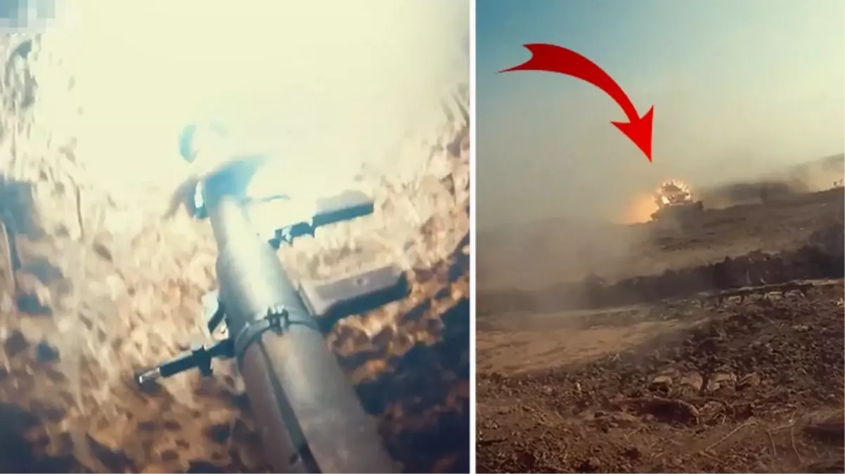 İsrail ordusunu pusuya düşüren Hamas, iki tankı imha etti