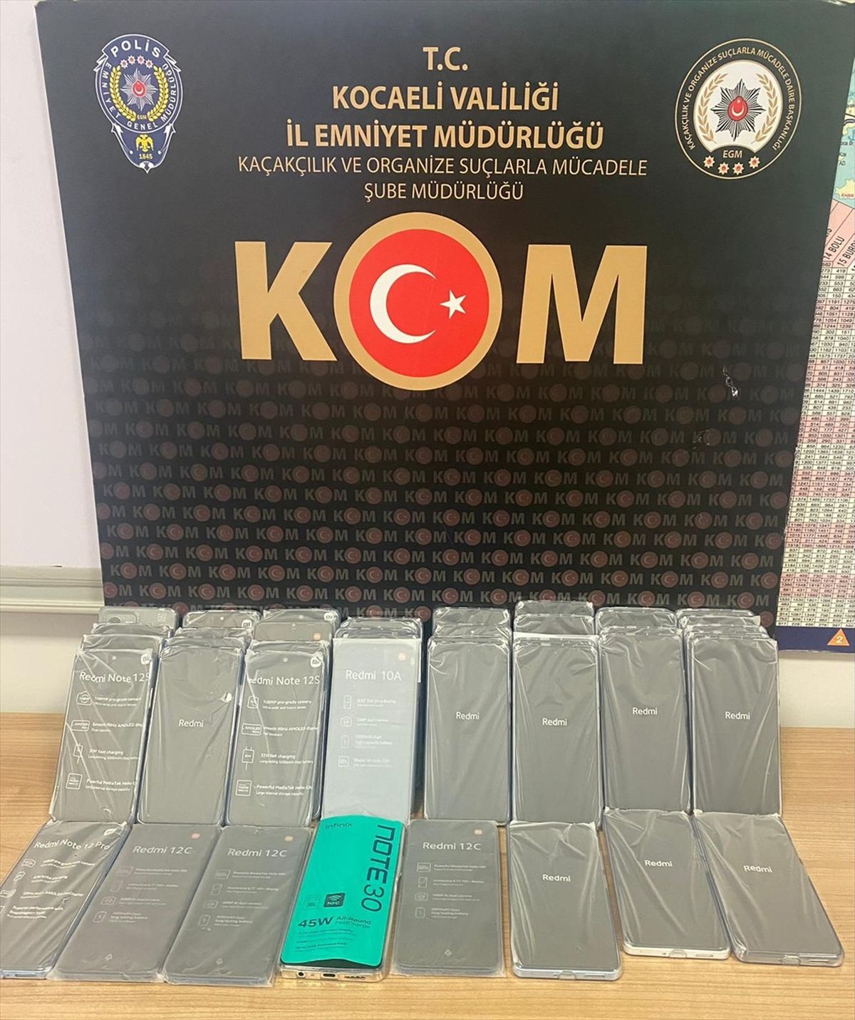 Kuzey Marmara Otoyolu\'nda Gümrük Kaçağı 43 Akıllı Cep Telefonu Ele Geçirildi