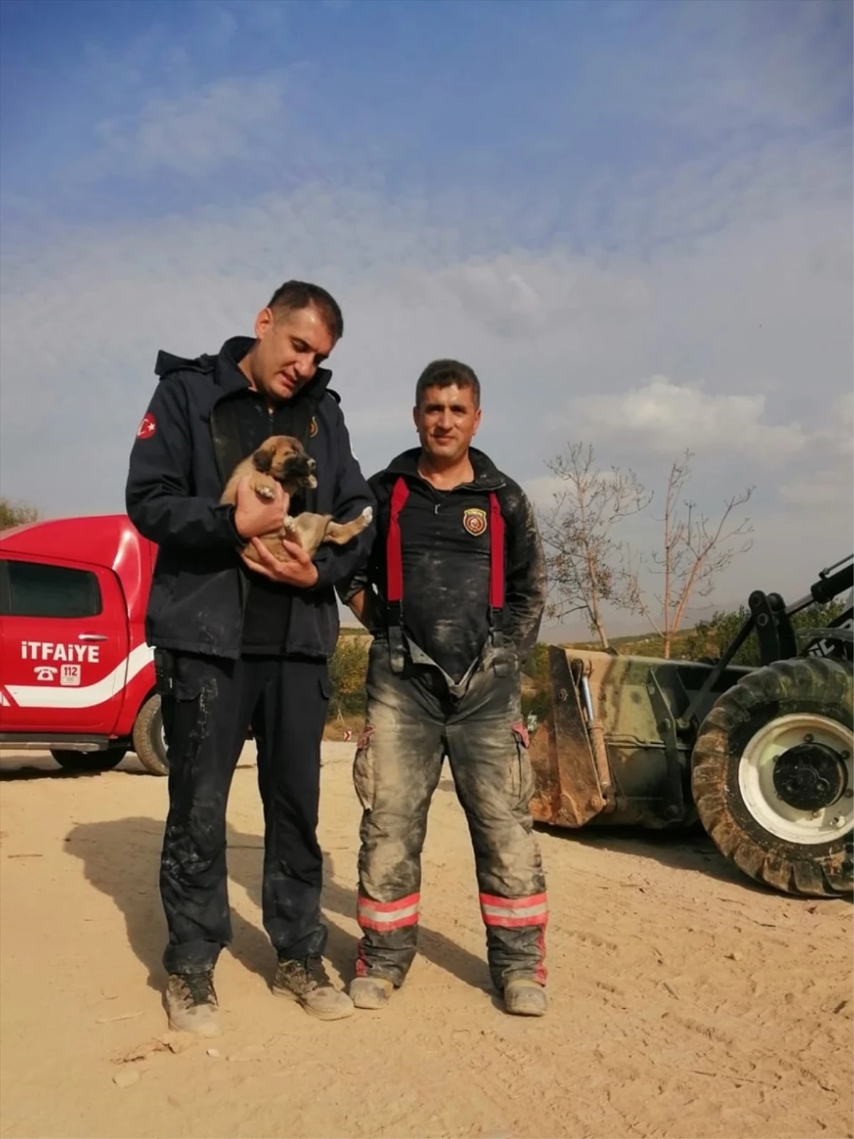 Kahramanmaraş depremlerinin etkilediği Malatya\'da mahsur kalan köpek kurtarıldı