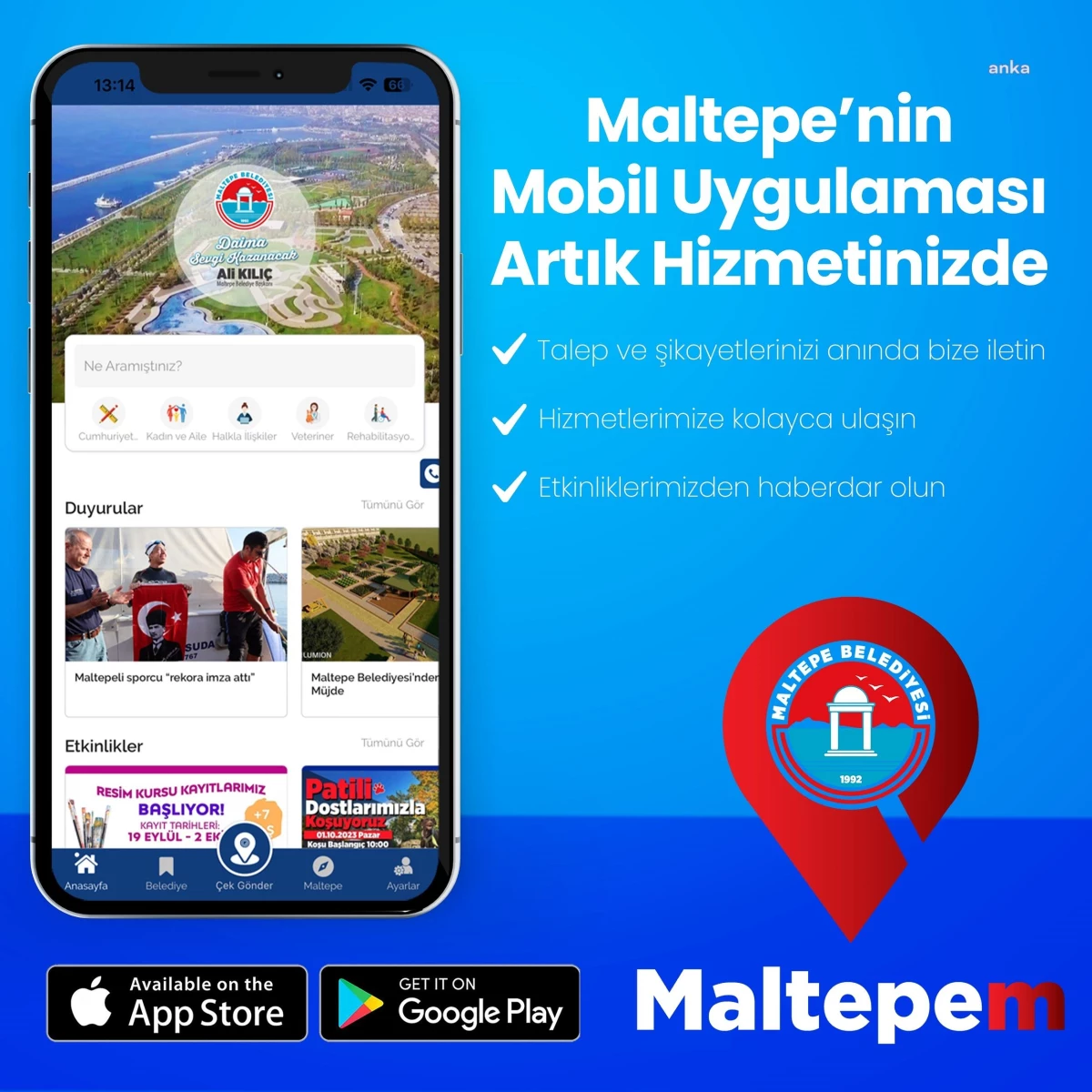 Maltepe Belediyesi\'nin Mobil Uygulaması Hizmete Girdi