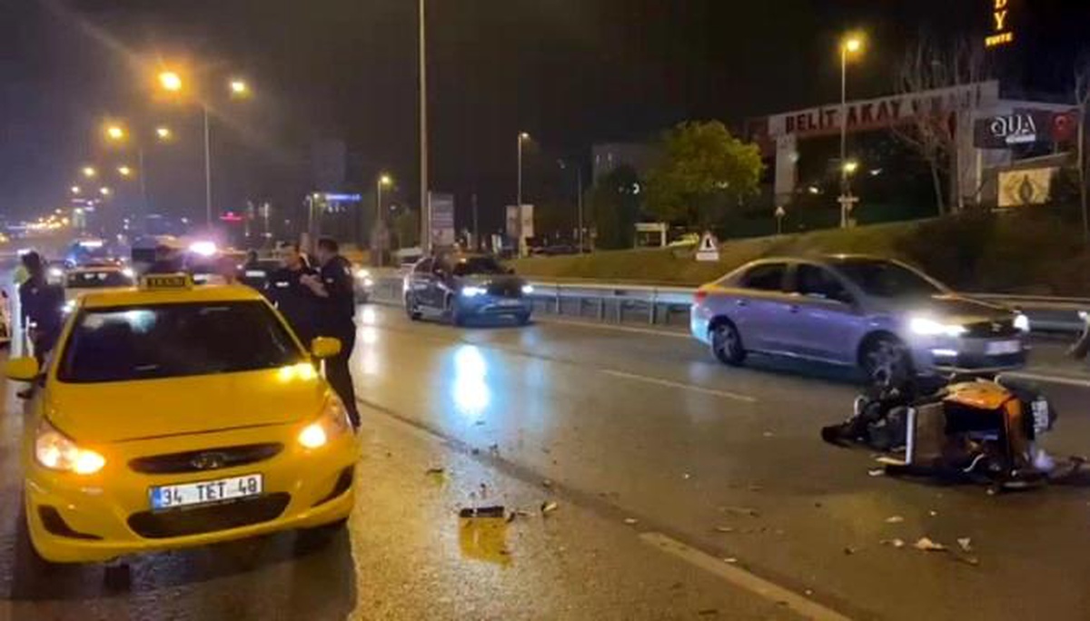 İstanbul\'da Motosikletli Kaza: Sürücü Ağır Yaralandı