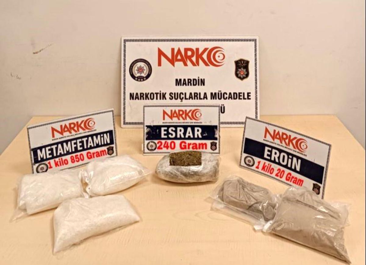 Mardin\'de uyuşturucu operasyonunda 1 şüpheli tutuklandı