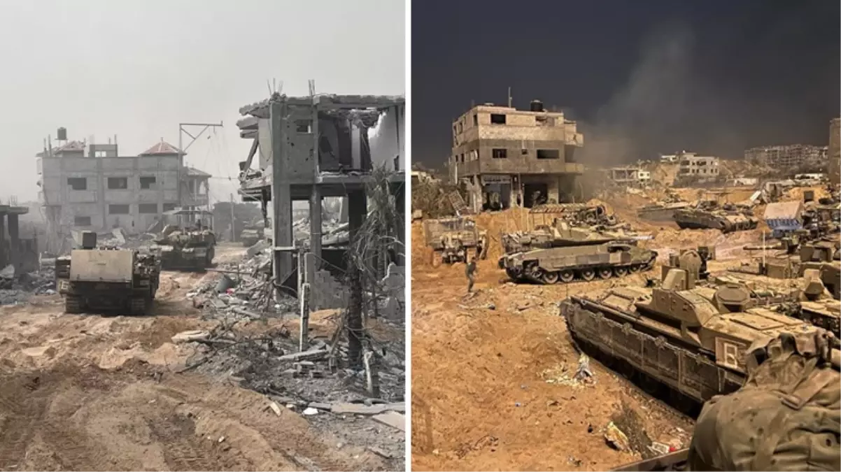 Havadan, denizden ve karadan saldırılan Gazze\'nin son hali yürek yakıyor