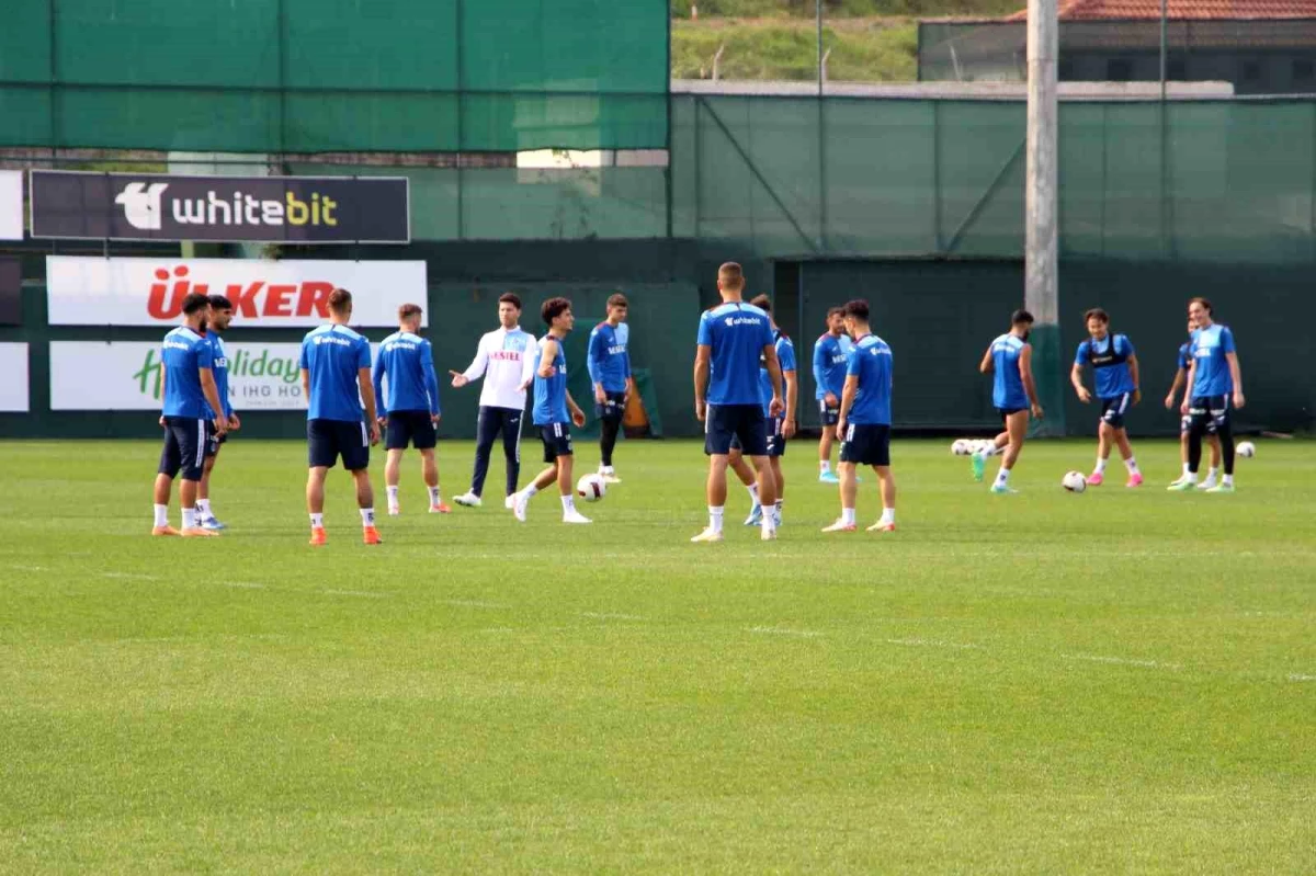 Trabzonspor, Fenerbahçe maçı için hazırlıklarını sürdürdü