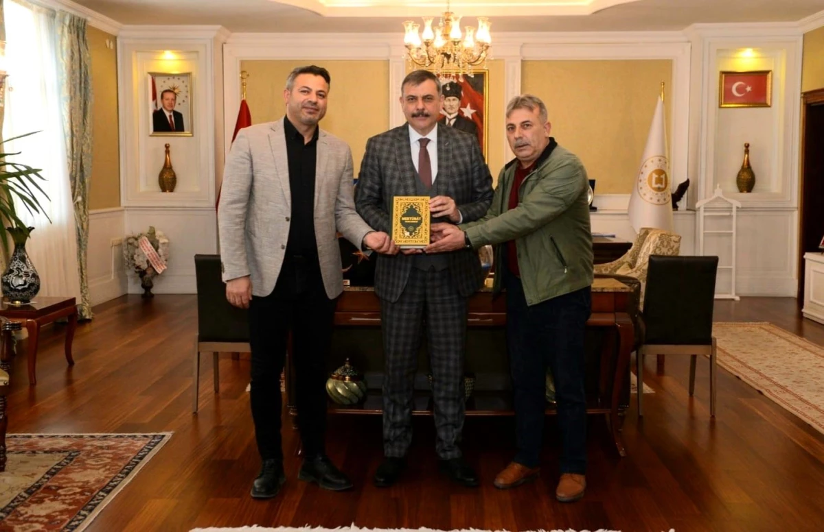 Türkiye Gazetesi yetkilileri Erzurum Valisi\'ni ziyaret etti