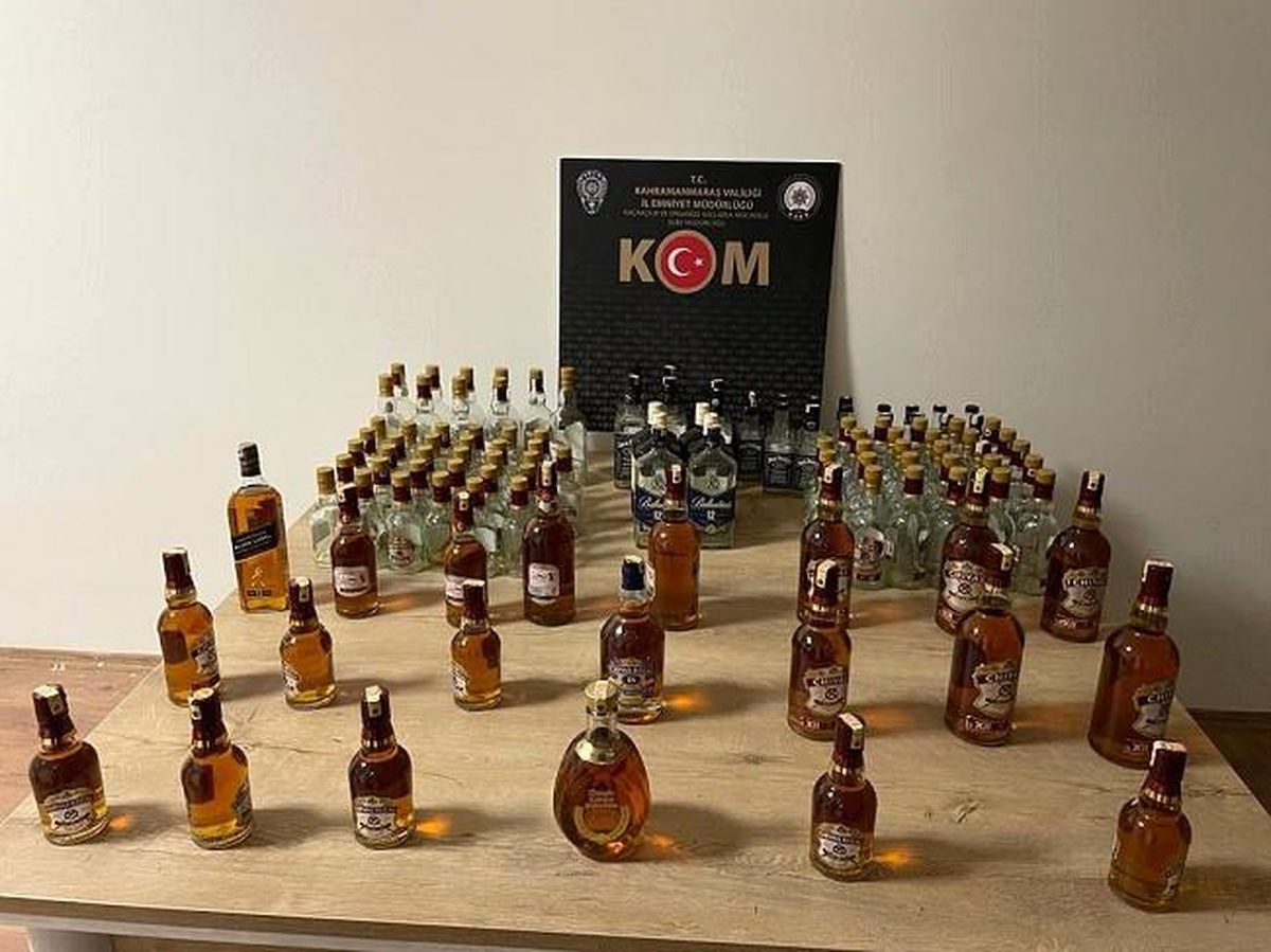 Kahramanmaraş\'ta Kaçak İçki Operasyonu