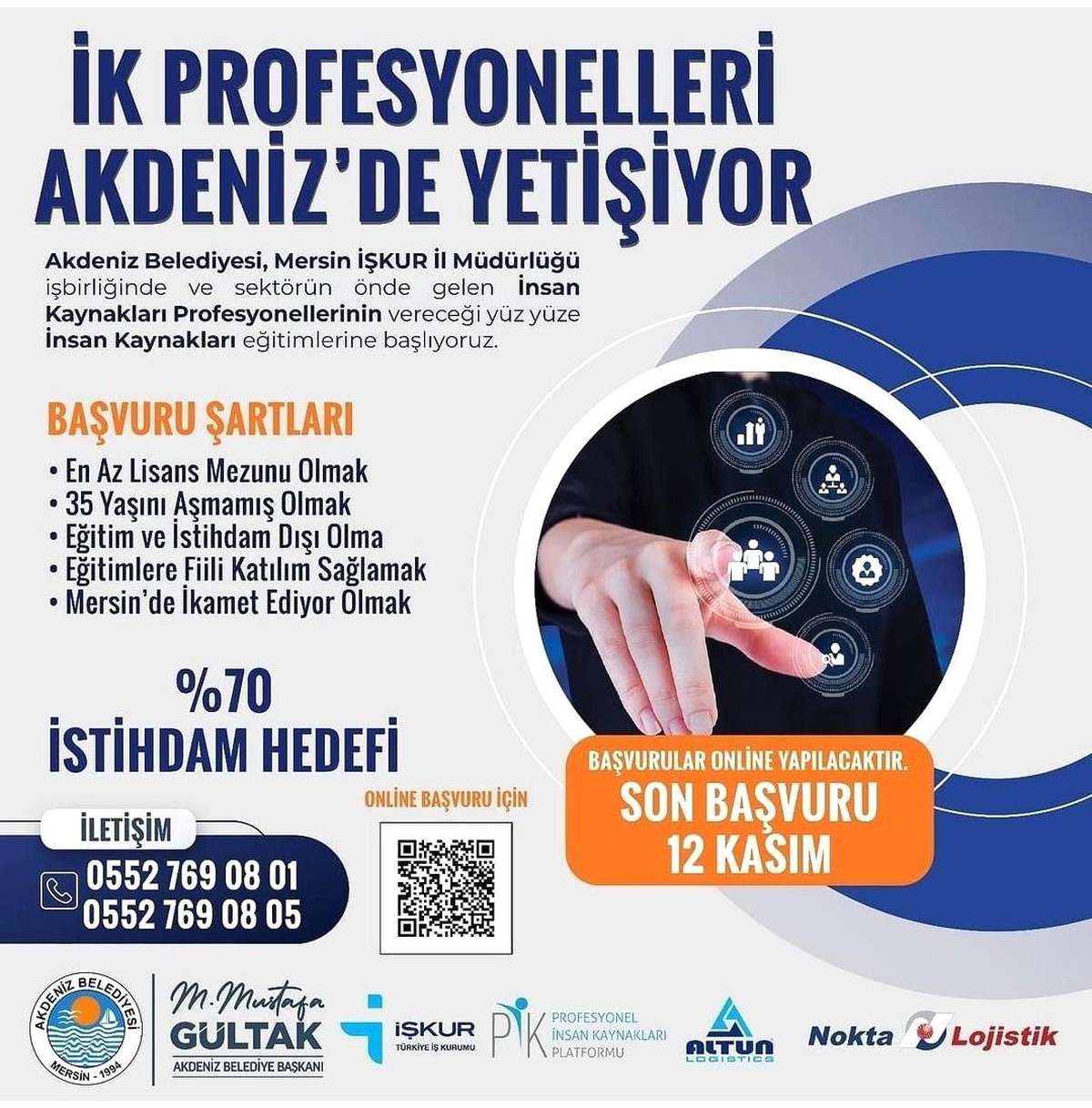 Akdeniz Belediyesi, İnsan Kaynakları Eğitimiyle İstihdam Hedefliyor