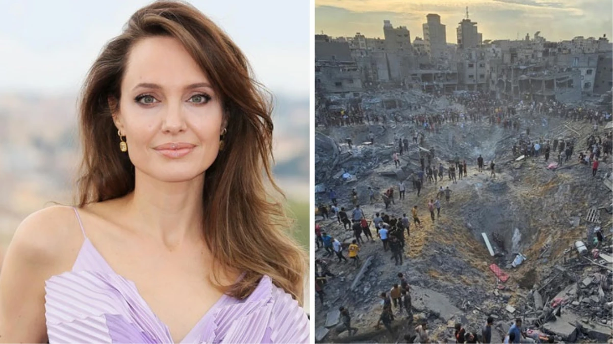 Angelina Jolie, İsrail\'in Gazze\'deki saldırısına tepki gösterdi