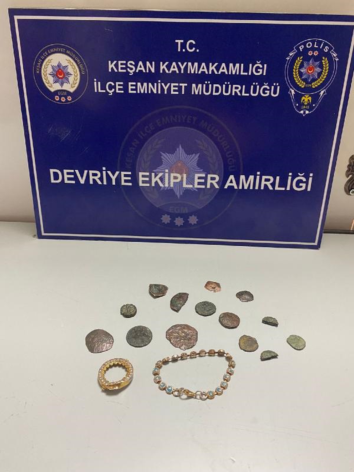 Keşan\'da Tarihi Eserlerle Yakalanan Şahıs Gözaltına Alındı