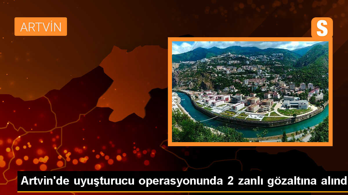 Artvin\'de uyuşturucu operasyonunda 2 zanlı gözaltına alındı