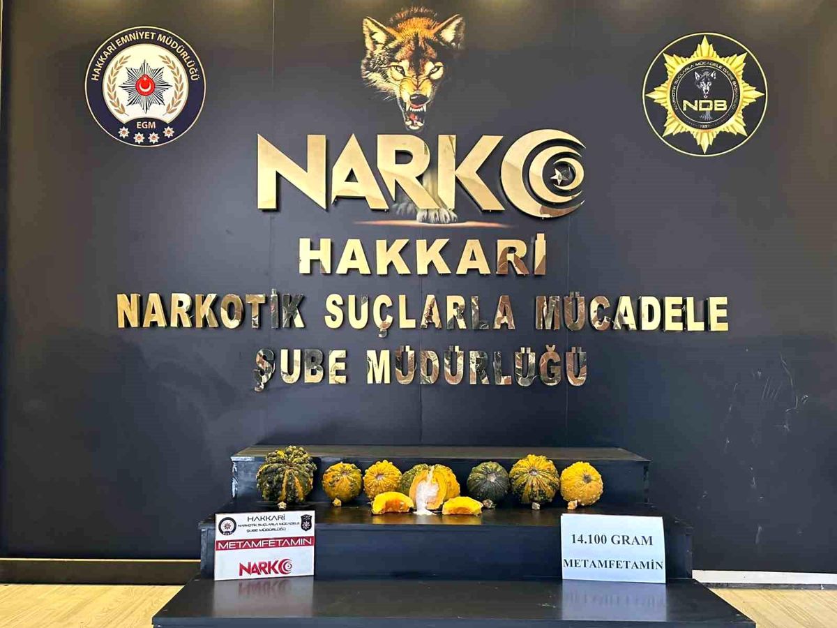 Hakkari\'de 14 Kilo Metamfetamin Bal Kabaklarında Bulundu