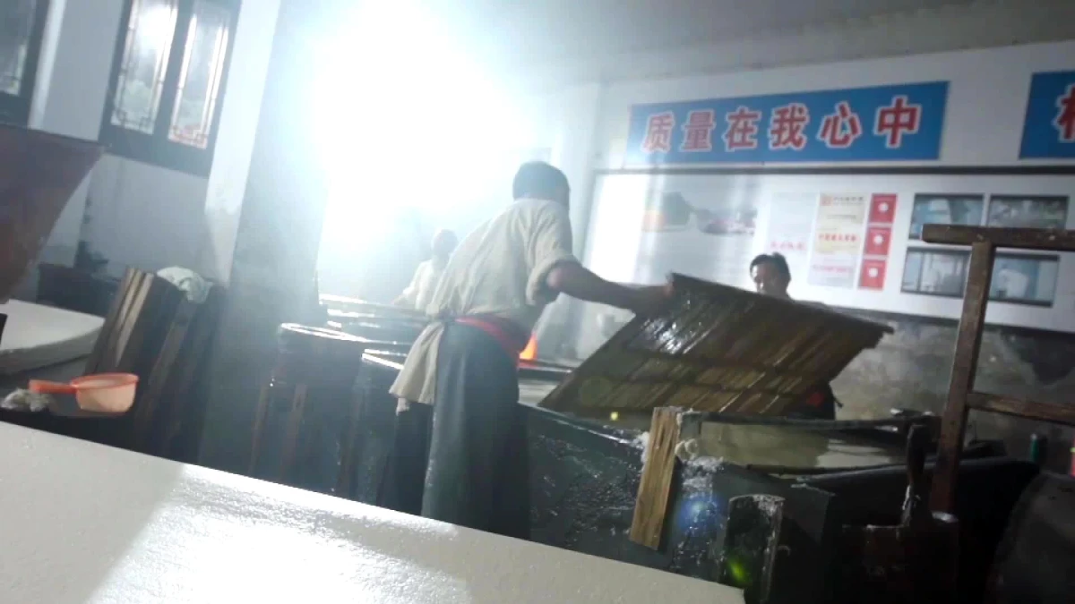 Çin\'in Wuxi köyünde Xuan kağıdı imalatı canlılığını koruyor