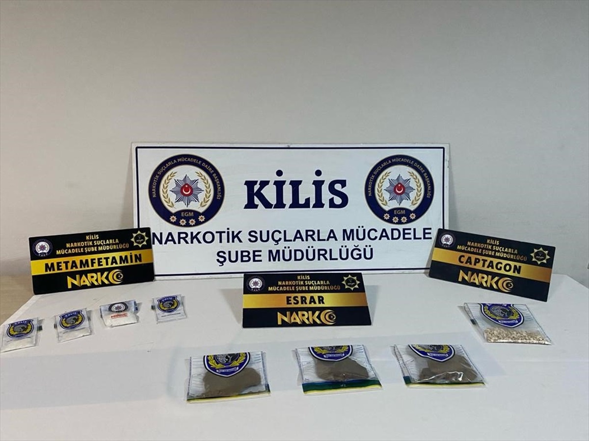 Kilis\'te Uyuşturucu Operasyonunda 3 Kişi Tutuklandı