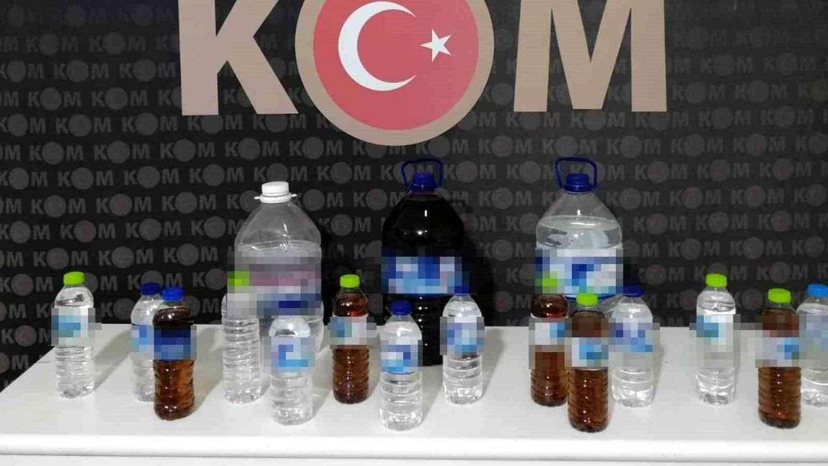 Kırıkkale\'de 21,5 Litre Sahte İçki Ele Geçirildi
