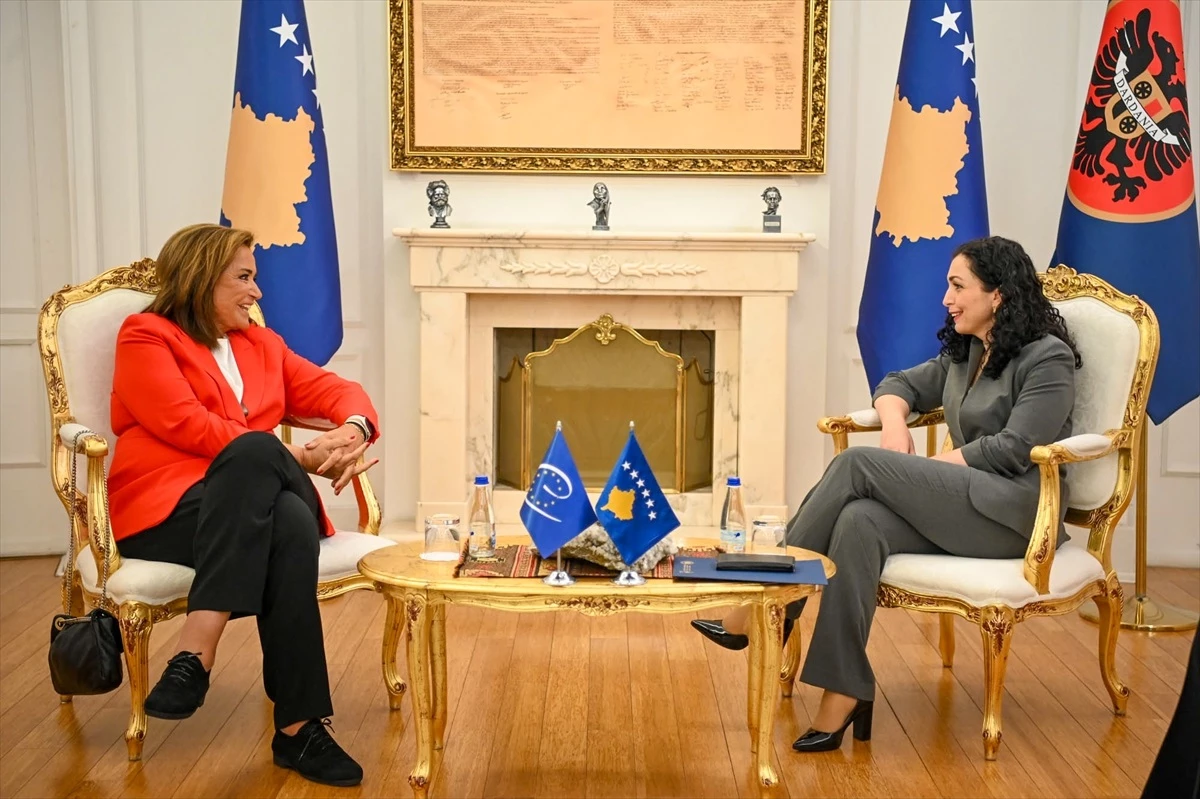 Kosova Cumhurbaşkanı Osmani, Avrupa Konseyi üyeliğinin refah ve insan hakları için gereklilik olduğunu söyledi