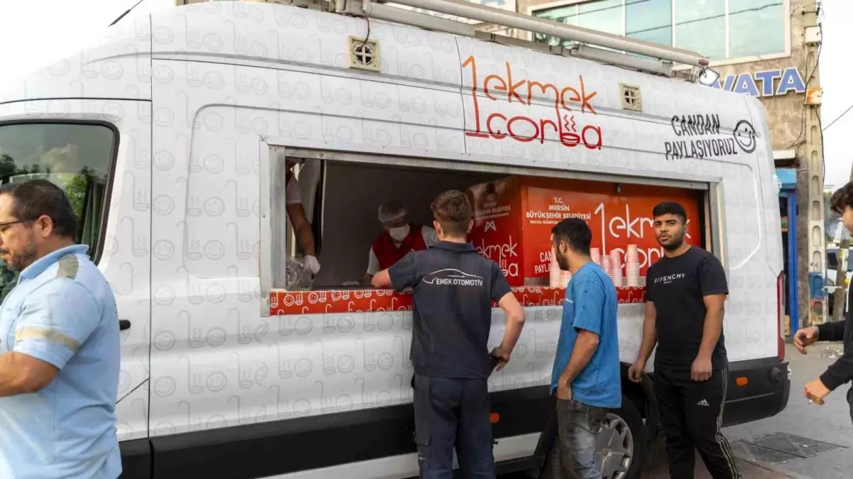 Mersin Büyükşehir Belediyesi '1 Ekmek 1 Çorba' projesine başladı