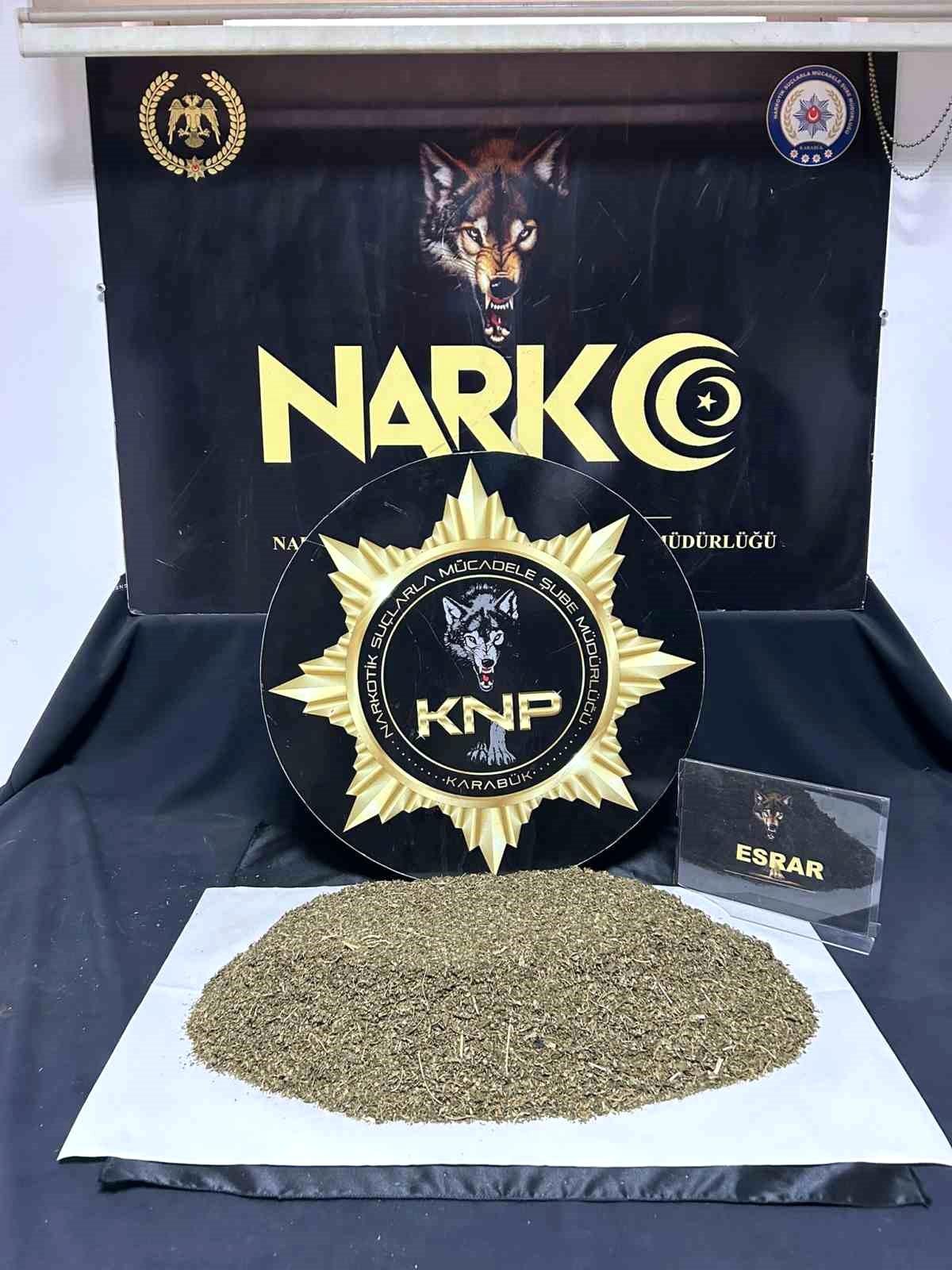 Karabük\'te iş yerinde uyuşturucu madde ile yakalanan şüpheli adli kontrol şartıyla serbest bırakıldı