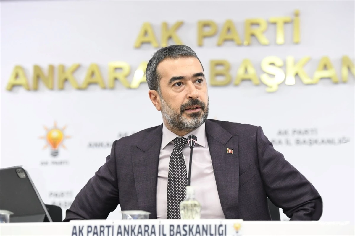 AK Parti Ankara İl Başkanı: Yavaş, 1425 mahalleden sadece bir tanesine kreş yapabildi