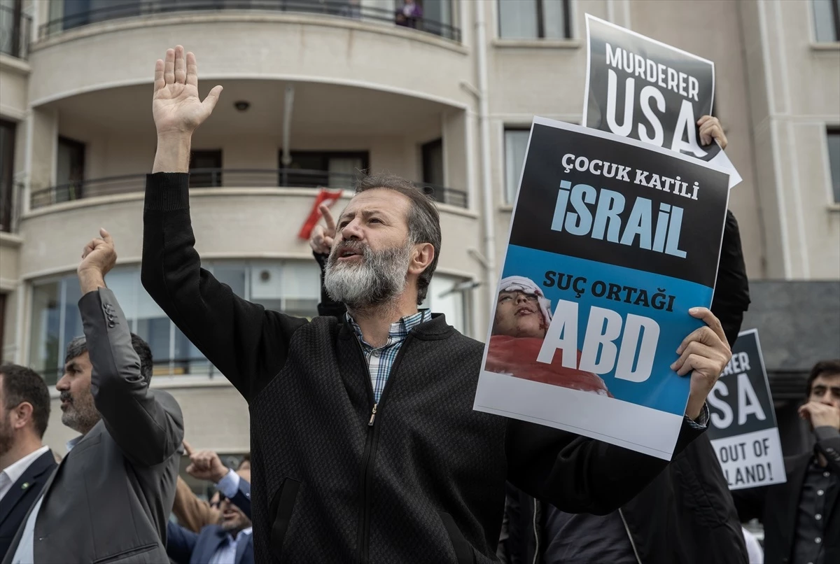 Ankara Filistin Dayanışma Platformu, ABD Dışişleri Bakanı Blinken\'ı Protesto Etti