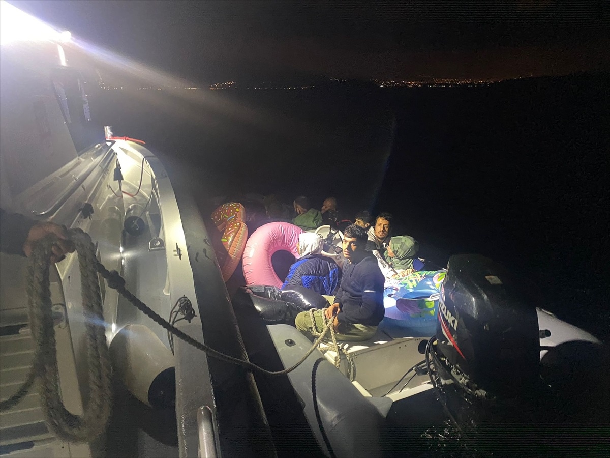 Bodrum Açıklarında 24 Düzensiz Göçmen Yakalandı