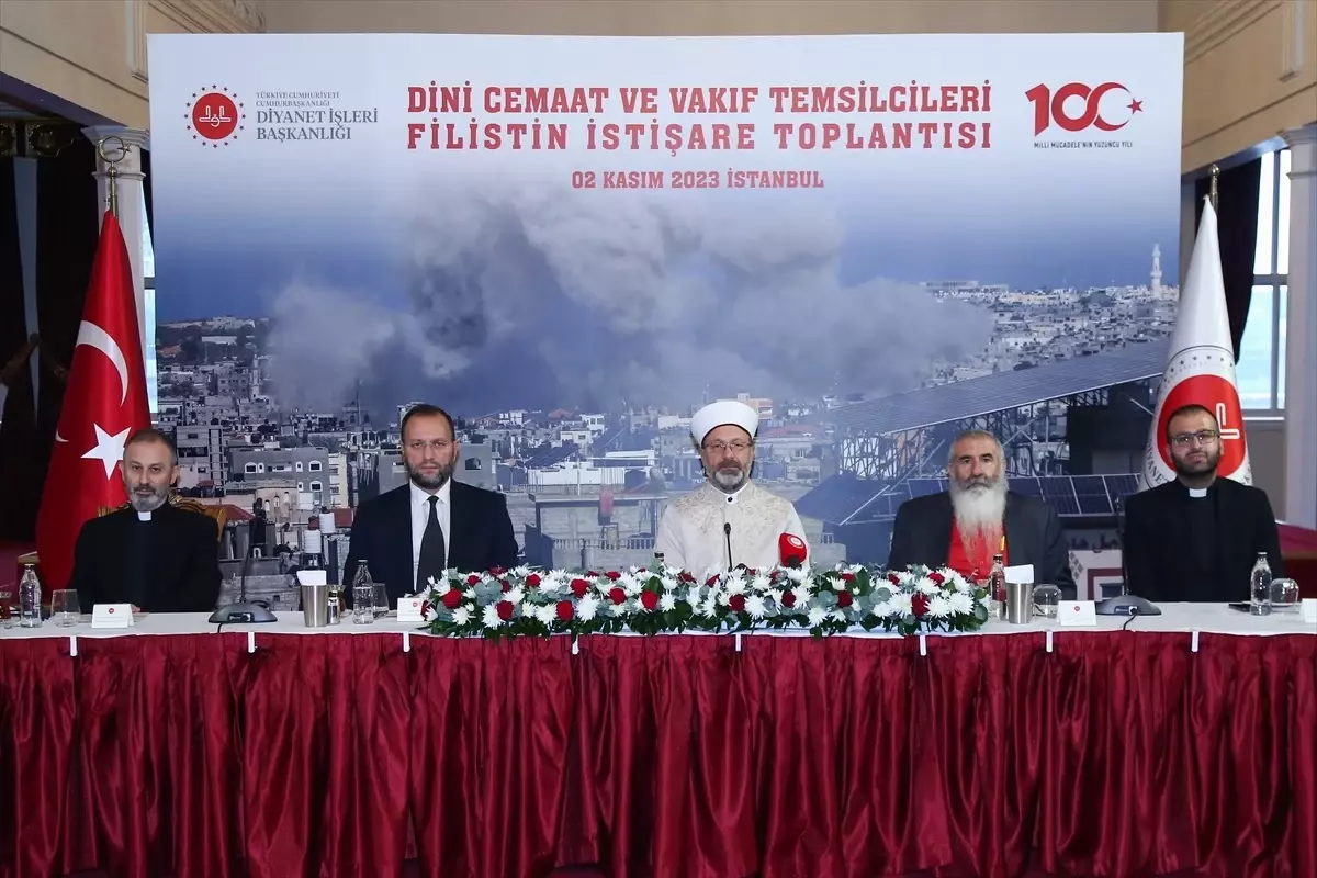 Diyanet İşleri Başkanı, Filistin\'deki Kan Dökülmesinin Durması İçin Ateşkes Çağrısı Yaptı