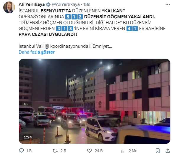 Esenyurt'ta 512 kaçak göçmen yakalandı Esenyurt'ta 512 kaçak göçmen yakalandı