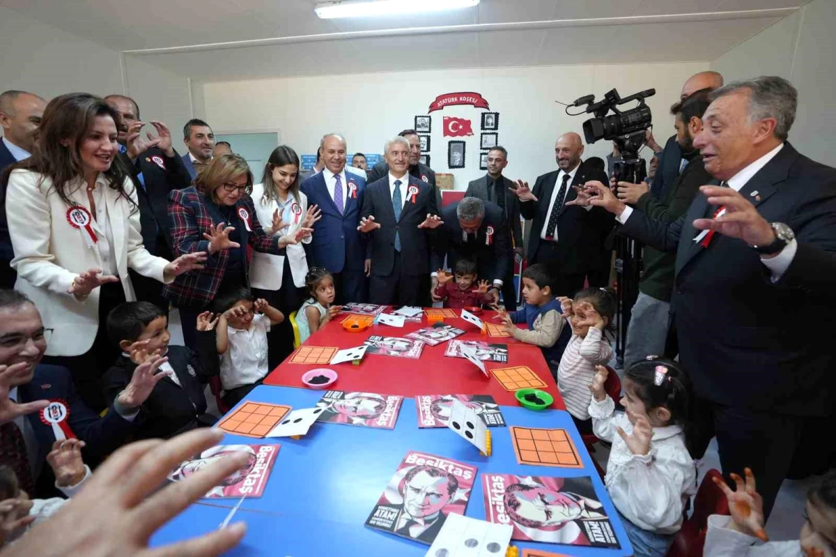 Beşiktaş\'ın Gaziantep Oğuzeli Beşiktaş İlkokulu\'nun Açılışı Yapıldı