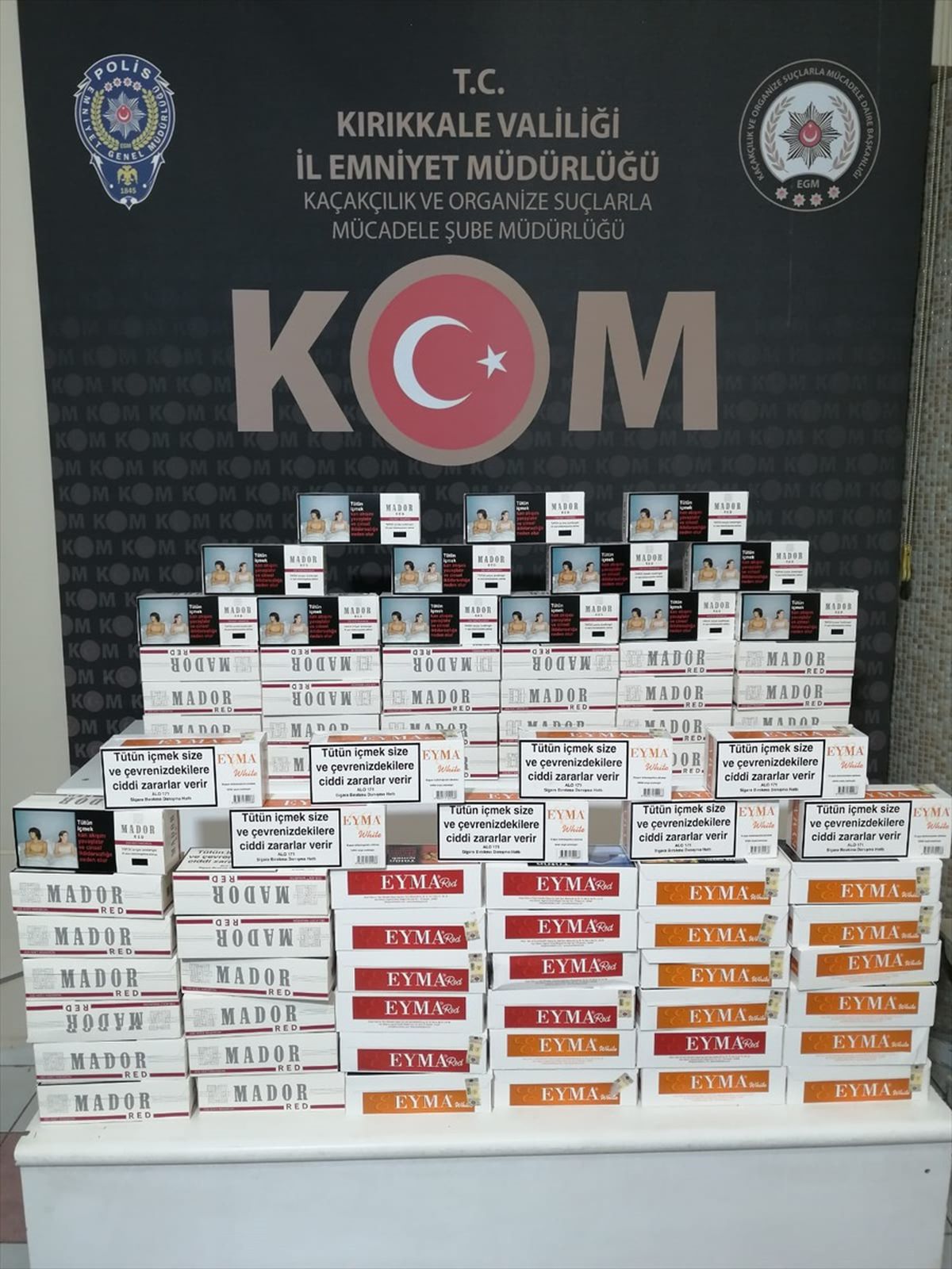 Kırıkkale\'de Kaçak Tütün ve İçki Operasyonunda 6 Şüpheli Gözaltına Alındı