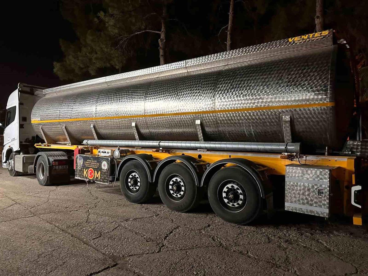 Adana polisi 63 bin 920 litre kaçak akaryakıt ele geçirdi