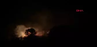 Balıkesir Kepsut'ta Trafoya Yıldırım Düştü, Orman Yangınına Dönüştü