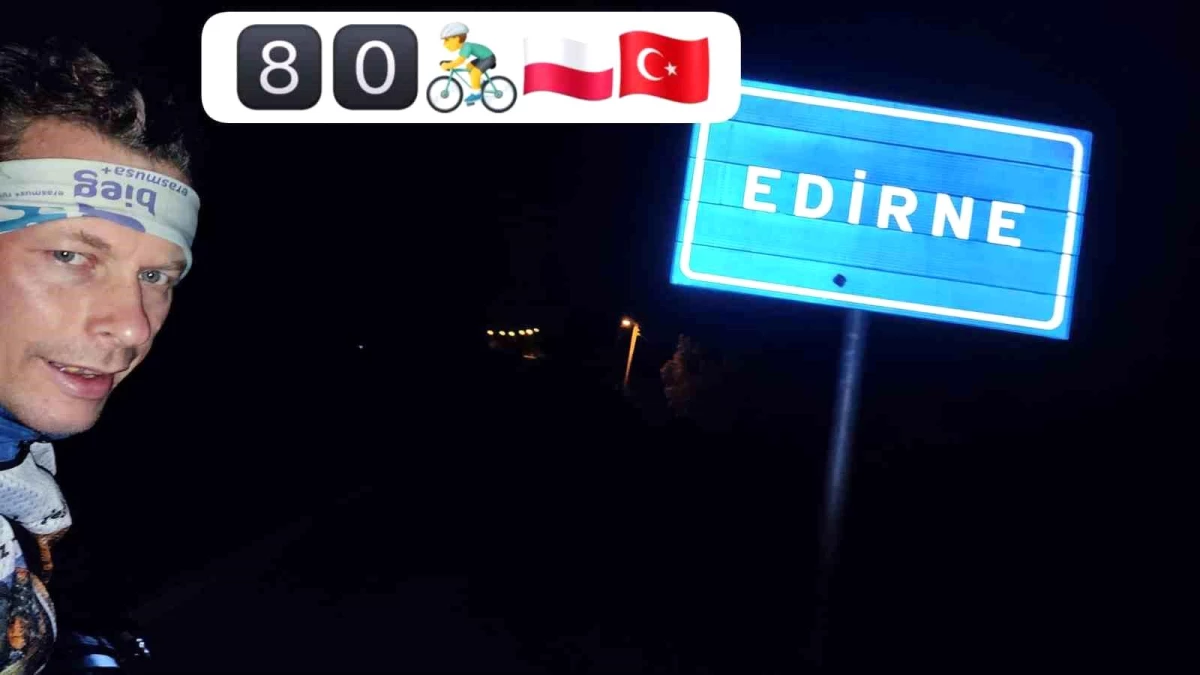 Lenfoma Hastası Bisikletçi Türkiye\'ye Ulaştı