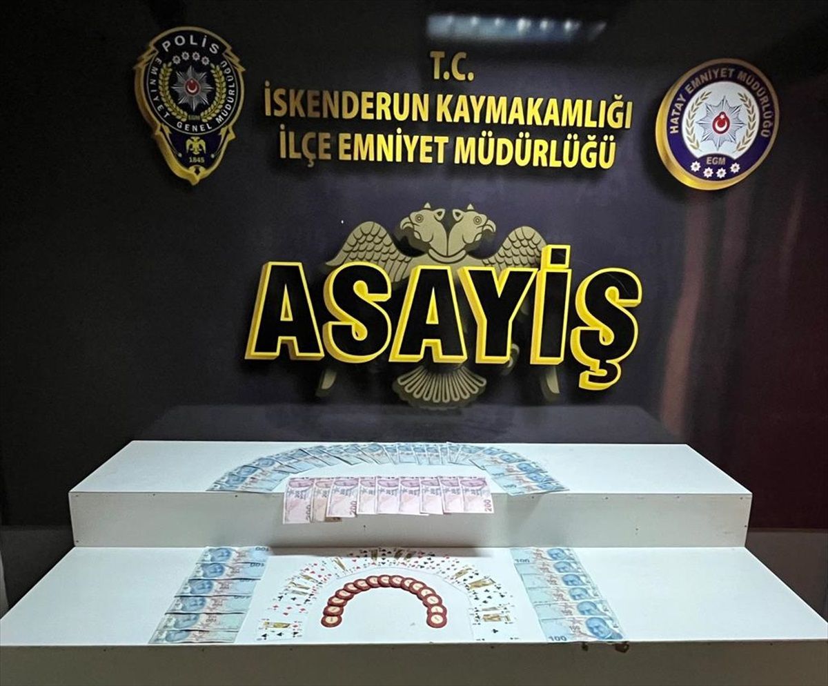 Hatay\'da kumar oynayan 29 kişiye 117 bin 595 lira ceza verildi