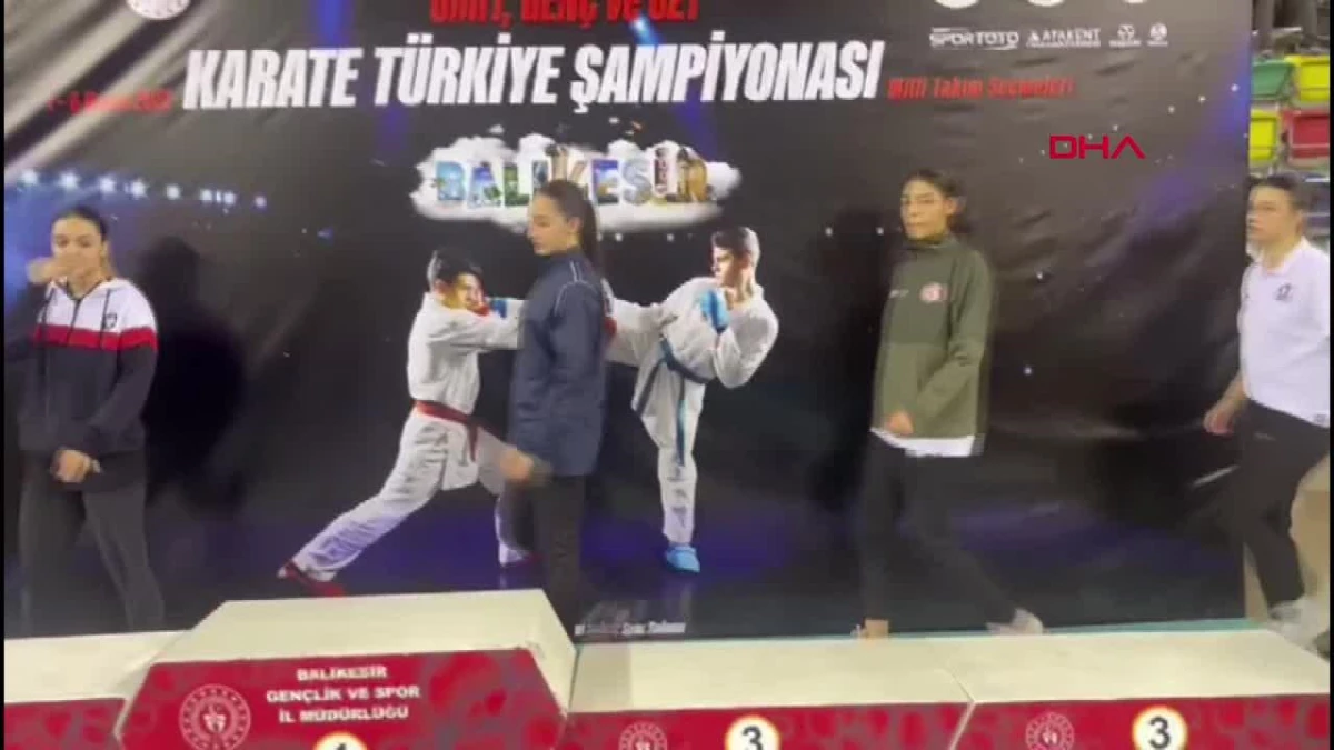 Diyarbakırlı Milli Sporcu Sena Kızılaslan Türkiye Ümit, Genç ve U21 Karate Şampiyonası ve Milli Takım Seçmelerinde Birinci Oldu