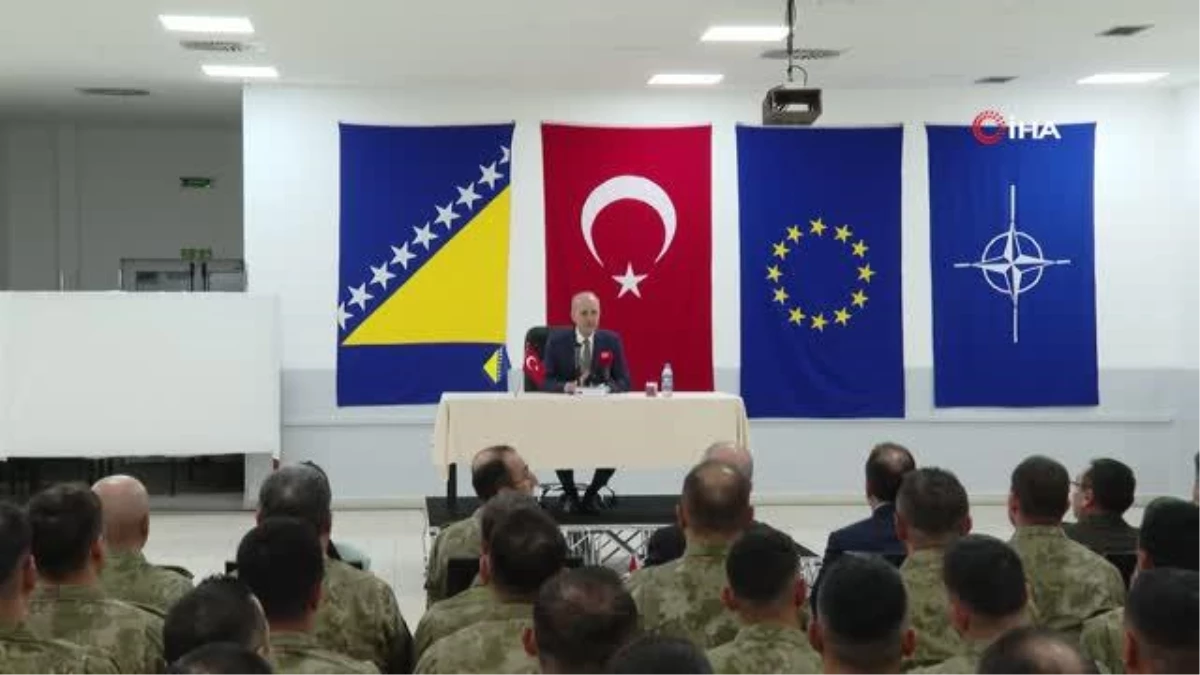 TBMM Başkanı Kurtulmuş, EUFOR Türk Temsil Heyeti Başkanlığını ziyaret ettiTBMM Başkanı Numan Kurtulmuş: "Türkiye Cumhuriyeti\'nin varlığını, her...