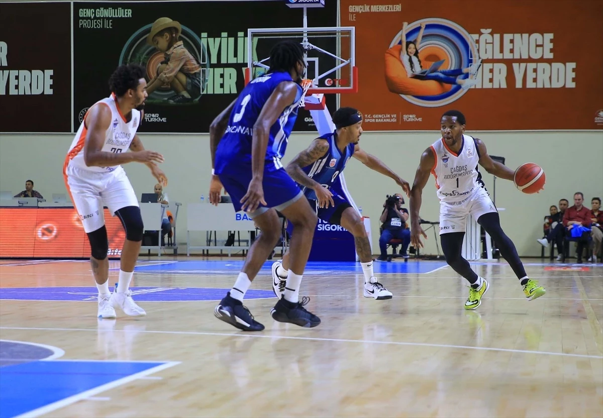 Çağdaş Bodrumspor, Onvo Büyükçekmece Basketbol\'u uzatmada mağlup etti