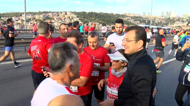 45. İstanbul Maratonu'na katılan İmamoğlu'na soruldu: Kılıçdaroğlu'ndan helallik isteyecek misiniz?