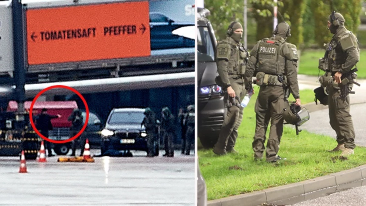 Hamburg\'da havalimanında kızını rehin alan adam 18 saatin ardından teslim oldu