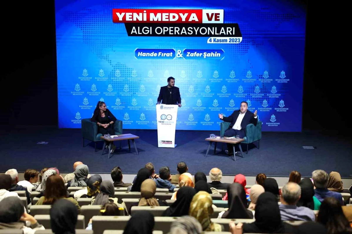 Başakşehir Belediyesi Yeni Medya Söyleşileri\'ne Hande Fırat ve Zafer Şahin konuk oldu