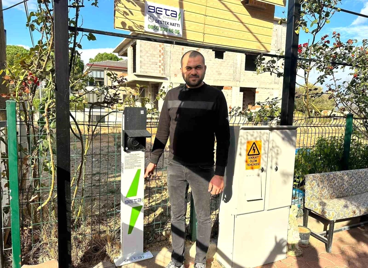 Buldan\'da Elektrikli Araçlar İçin Şarj İstasyonu Hizmete Girdi